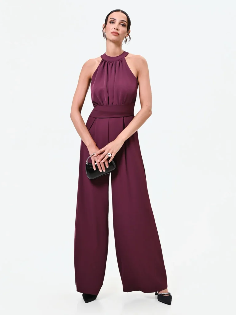 Rinascimento – Tuta con scollo all'americana, bordeaux – Piero Lepro Store, Barcellona P.G.